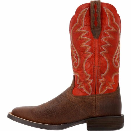 Durango Saddlebrook Acorn Crimson Western Boot, ACORN/CRIMSON, W, Size 8.5 DDB0447